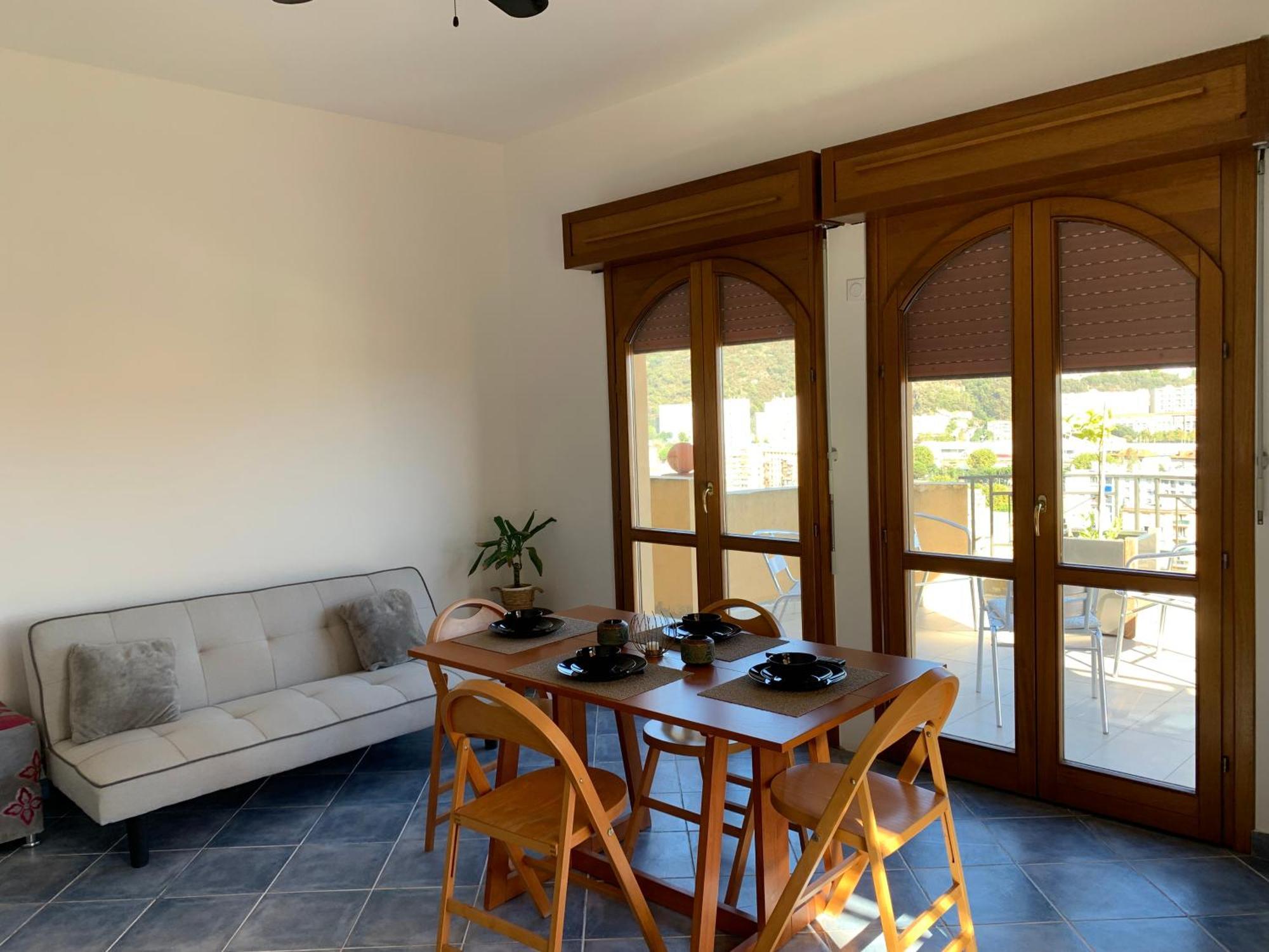 Appartement-Nice 01 Vue Mer - Panoramique Wifi-Parking 외부 사진