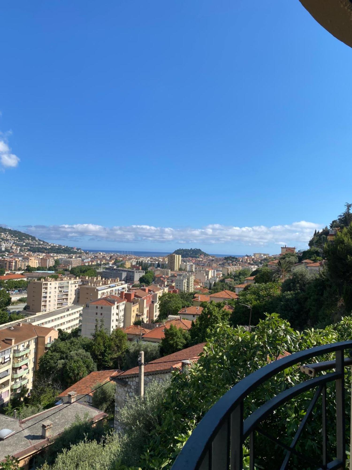 Appartement-Nice 01 Vue Mer - Panoramique Wifi-Parking 외부 사진