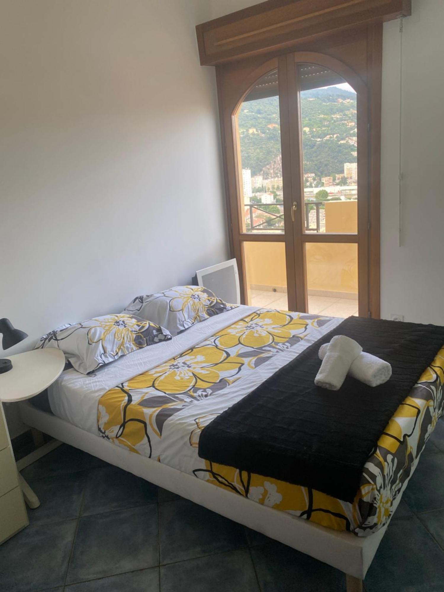 Appartement-Nice 01 Vue Mer - Panoramique Wifi-Parking 외부 사진