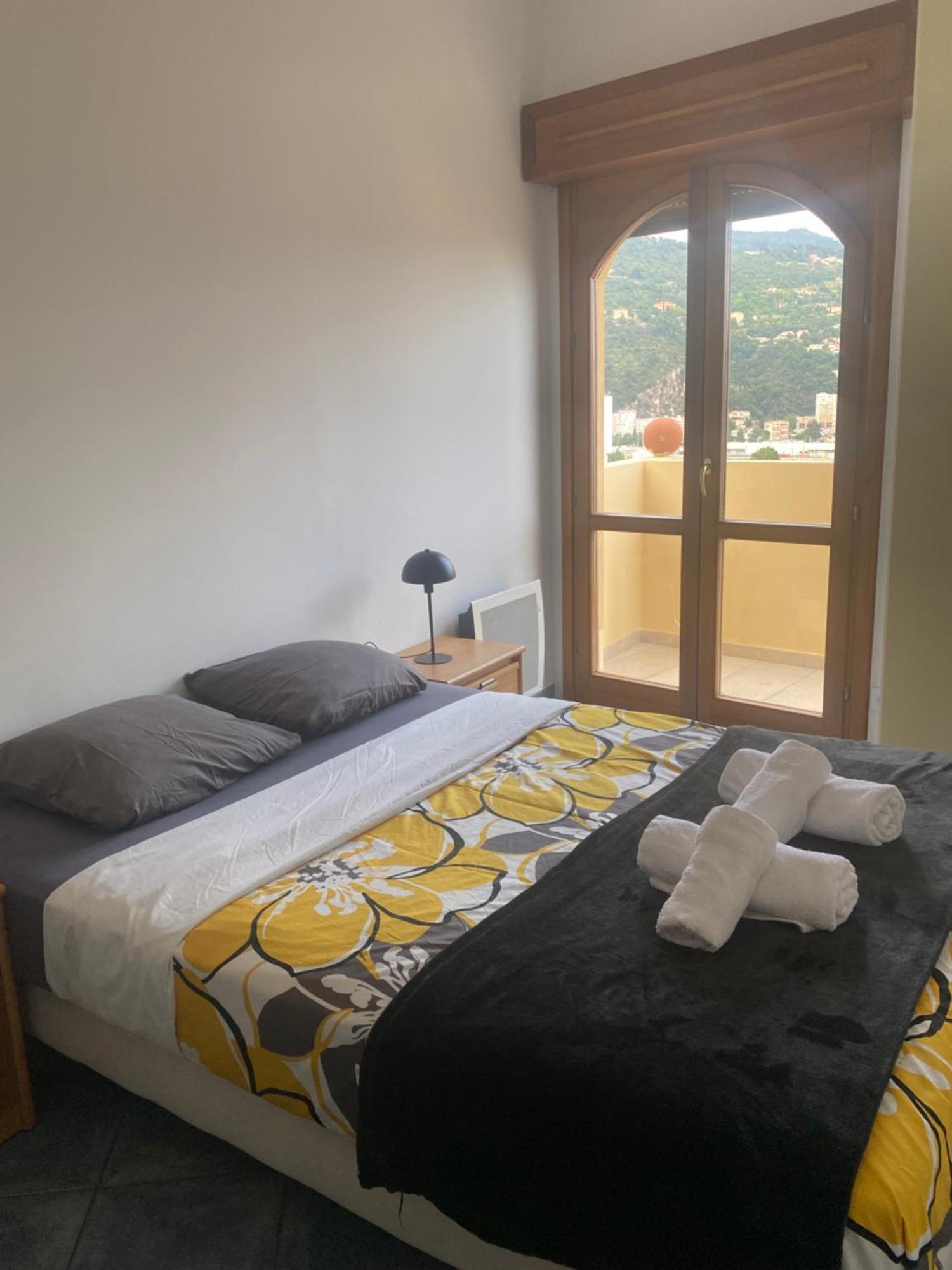 Appartement-Nice 01 Vue Mer - Panoramique Wifi-Parking 외부 사진