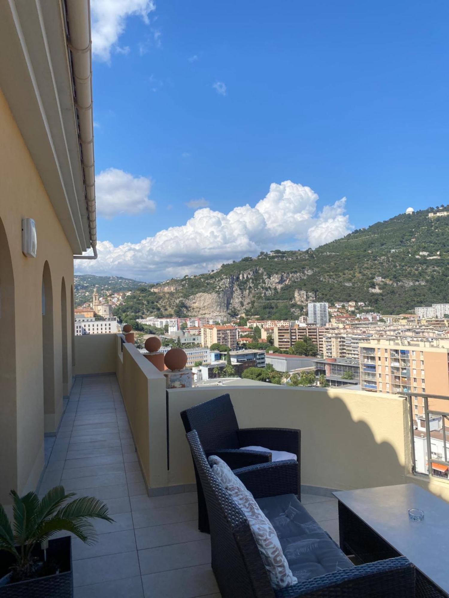 Appartement-Nice 01 Vue Mer - Panoramique Wifi-Parking 외부 사진